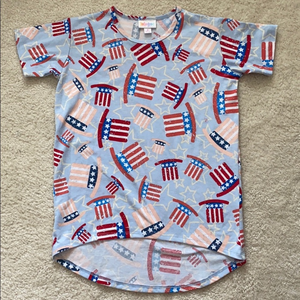 LuLaRoe patriotic top